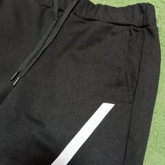 メンズパンツ⑪　黒スウェットパンツの画像