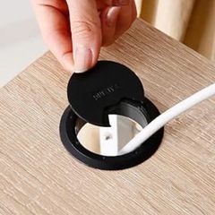 デスク　ホワイトブラウン　の画像