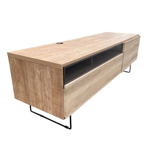 【送料無料・未使用】定価163,800円／青木産業／サイドボード／収納 綾野製作所 ゼノノワール 幅60cm サイドボード 引出し ラッピング天板