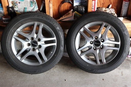 中古ホイール付き夏タイヤBS ECOPIa NH100RV Moduloホイール205/60R16