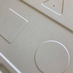 ベビーサークル　8枚パネル　白×茶
の画像