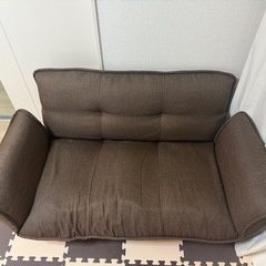 ニトリ　2人掛けカウチソファの画像