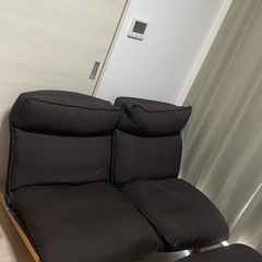 直接引き渡しのみ・無印良品・ハイバックリクライニングソファ
