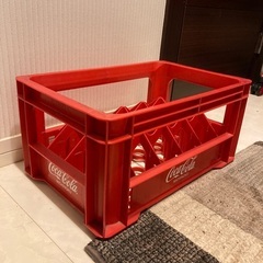 コカコーラ　ボトルケース　赤　１個　の画像
