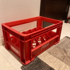 コカコーラ　ボトルケース　赤　１個　