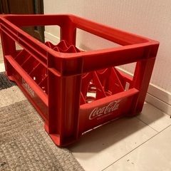 コカコーラ　ボトルケース　赤　１個　の画像