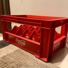 コカコーラ　ボトルケース　赤　１個　の画像
