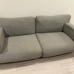 【あげます】ソファ　 無印良品　グレー　3人がけ