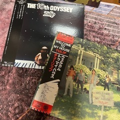 チューリップ、財津和夫　帯付きレコード4枚とシングル4枚をまとめて500 円！の画像