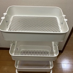 IKEA ロースフルト　ワゴン　ホワイト