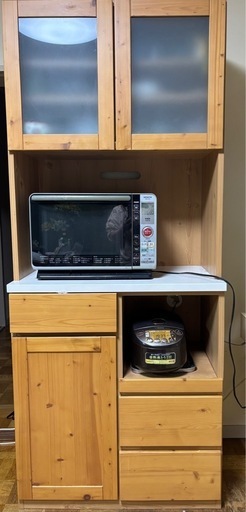 値下げ‼️食器棚　カントリー調　ナチュラル