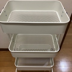アイリスプラザ キッチンワゴン 幅44.5×奥行35×高さ78c...