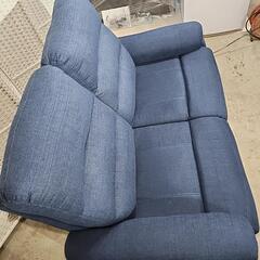 美品】ニトリ 電動リクライニングソファ ビリーバー 布張り 2人 美品】ニトリ 電動リクライニングソファ ビリーバー 布張り 2人