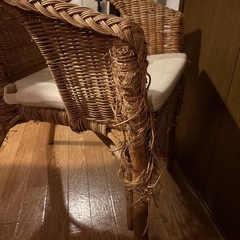 ikea籐のチェアの画像