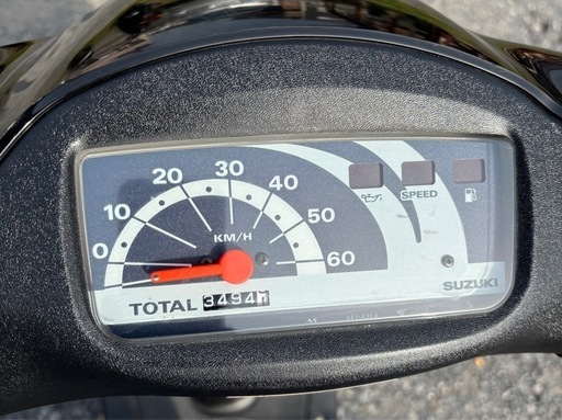 1025.　動画あり　スズキ　レッツ2 原付　バイク　2スト　　　50cc 車体　埼玉