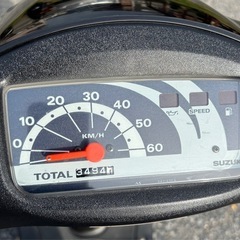 1025.　動画あり　スズキ　レッツ2 原付　バイク　2スト　　　50cc 車体　埼玉の画像