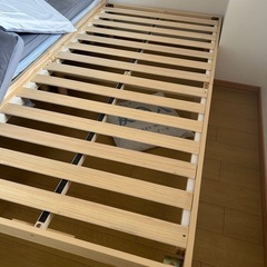 すのこシングルベッド2台