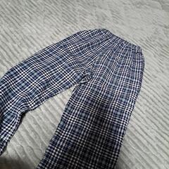 子供服チェック柄ズボン140の画像