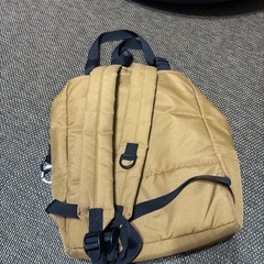 からし色の未使用リュクの画像