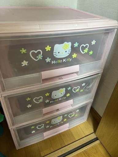 キティーちゃん収納ボックス衣装ケース (てい) 薬師堂の収納家具 キティーちゃん収納ボックス衣装ケース (てい) 薬師堂の収納家具
