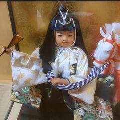 五月人形、馬挽、美品ですの画像