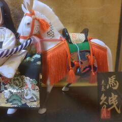 五月人形、馬挽、美品ですの画像