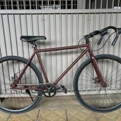 新品　ロードバイク　26インチ　シングルギア　ディスクブレーキの画像