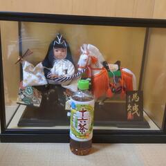 五月人形、馬挽、美品ですの画像