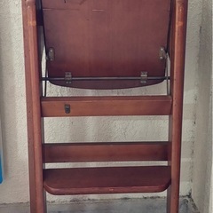値下げ↓中古◆カトージ◆ベビーハイチェア◆ハイチェア◆折りたたみ◆木製の画像