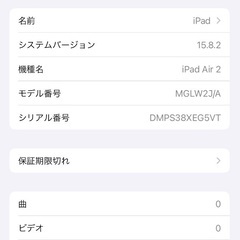 iPad Air 2 A1566 16GBの画像