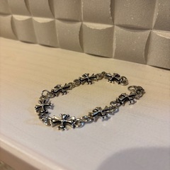 シルバー クロスモチーフ ブレスレットの画像