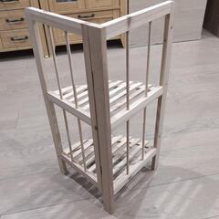 木製コーナー2段花台の画像