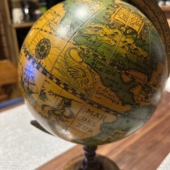 アンティーク地球儀の画像