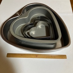 ハートのケーキ型　など