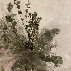 霞草　ユーカリ　ドライフラワーの画像