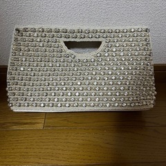 【新品】パールクラッチバッグ