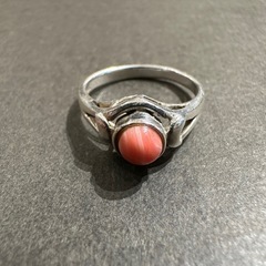 シルバー925 天然石リング インカローズの画像