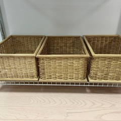 無印良品　収納かご3個