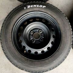 DUNLOP（ダンロップ）WINTER MAXX 155/80R14 鉄チン付き ４本 プロボックスの画像