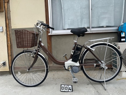 パナソニック電動アシスト自転車 バッテリー充電器付き (さくら パナソニック電動アシスト自転車 バッテリー充電器付き (さくら