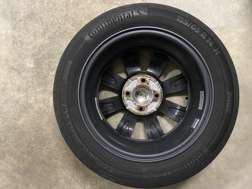 夏用タイヤ　ララパーム　4本　中古　165/65R14 軽自動車　