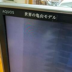 値下げAQUOSハイビジョン液晶テレビの画像