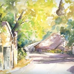 水彩絵の具2点セットの画像