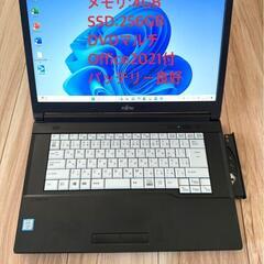 715-8 Office21&Win11DVDマルチ搭載富士通L...