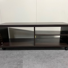 ニトリ　テレビボート　テレビ台　ダークブラウン　キャスター付き