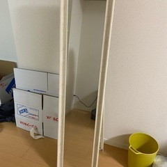 姿見、鏡(ホワイト)の画像