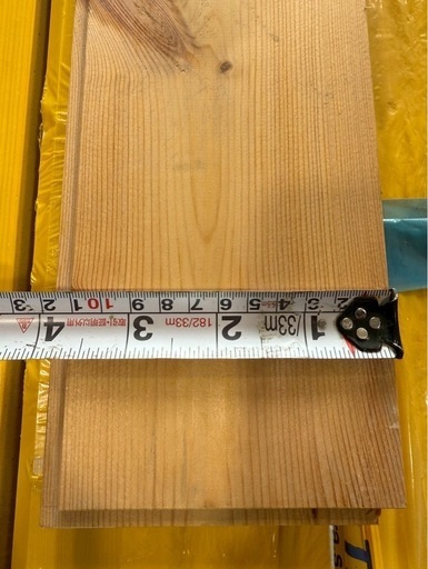 パイン材(床、壁)厚み15mm幅119mm長さ4m 8入3束バラ3枚オマケ