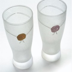 新品　グラス　金銀2つセット　箱付き