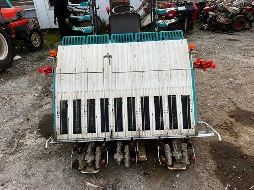 佐賀発 クボタ 田植え機SPU500 ガソリンエンジン　 パワステ 自動水平 中古實動 確認濟。