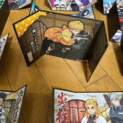 鬼滅の刃ミニ屏風の画像